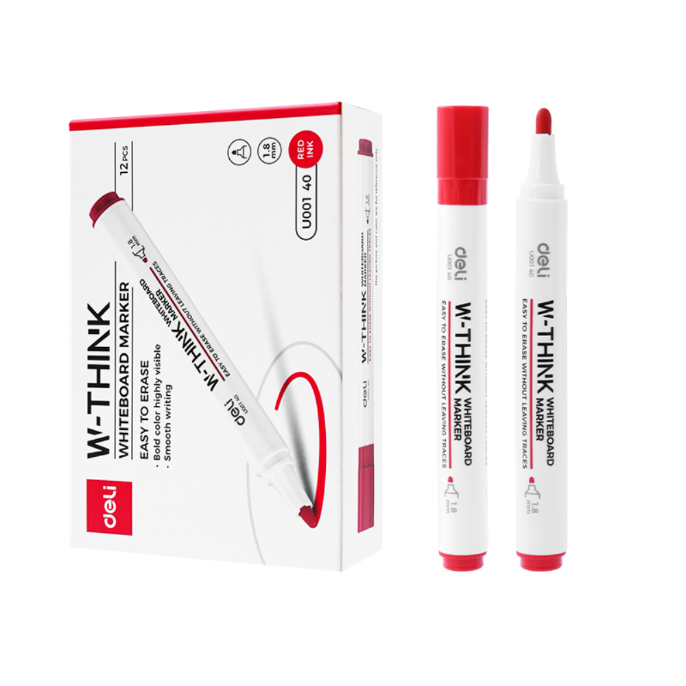 Маркер для доски "Think U001", красный