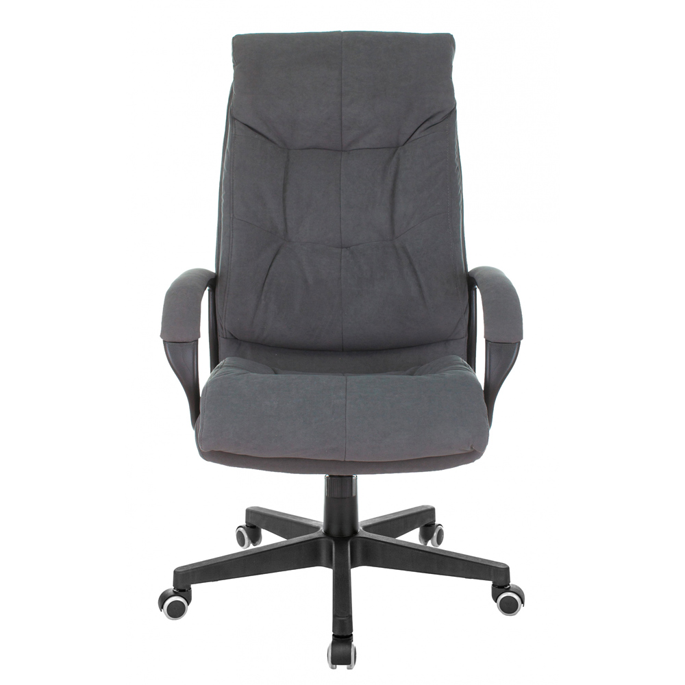 Кресло для руководителя Бюрократ CH-824 Fabric, ткань, пластик, серый