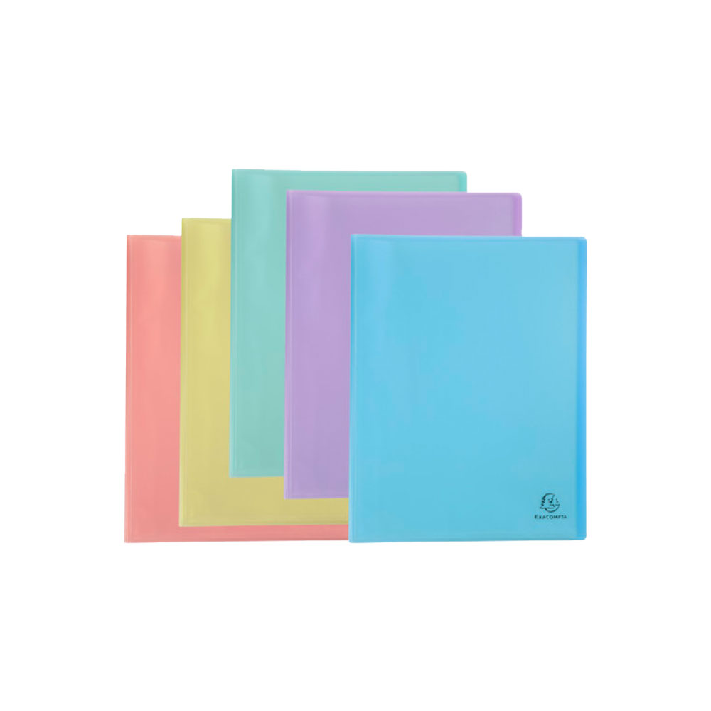 Папка c файлами "Chromaline Pastel", 40 карманов, ассорти - 10