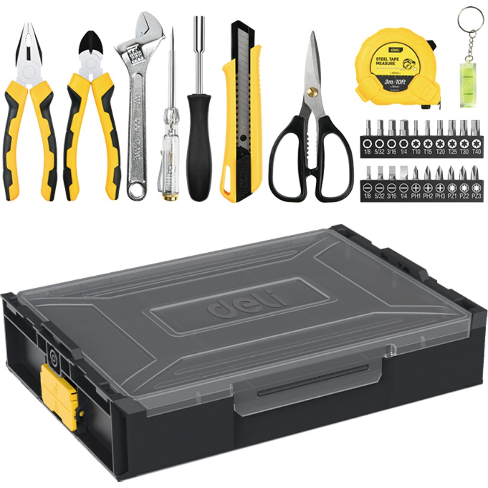 Набор ручного инструмента "Deli", 29 предметов