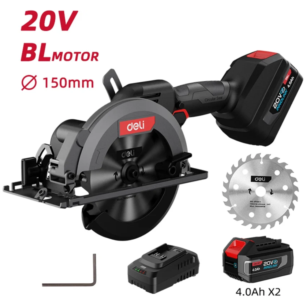 Пила циркулярная Deli RS EDE-YJ20-1D4