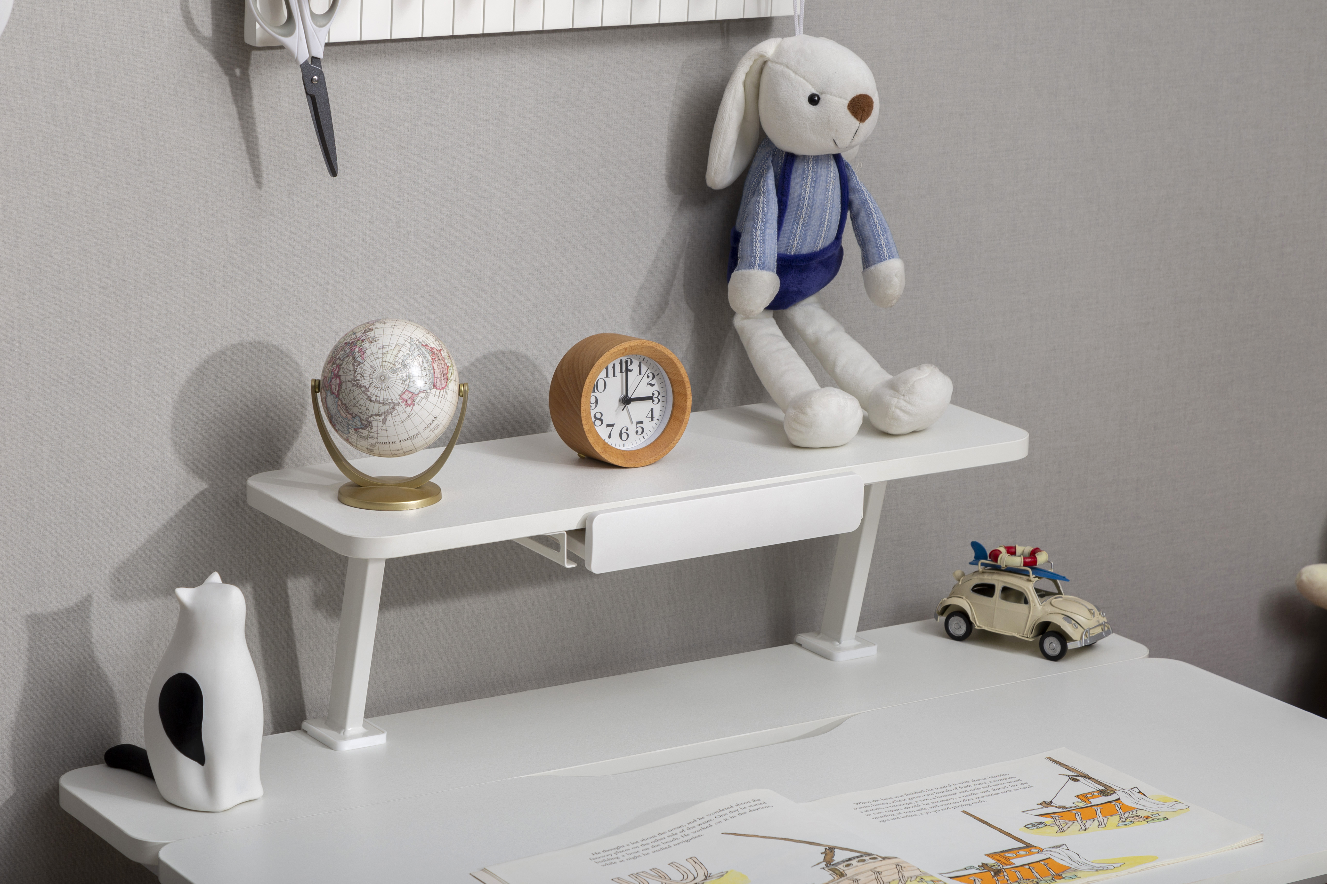 Полка Ergosmart E611 WHITE, 600х214х295 мм, белый - 11