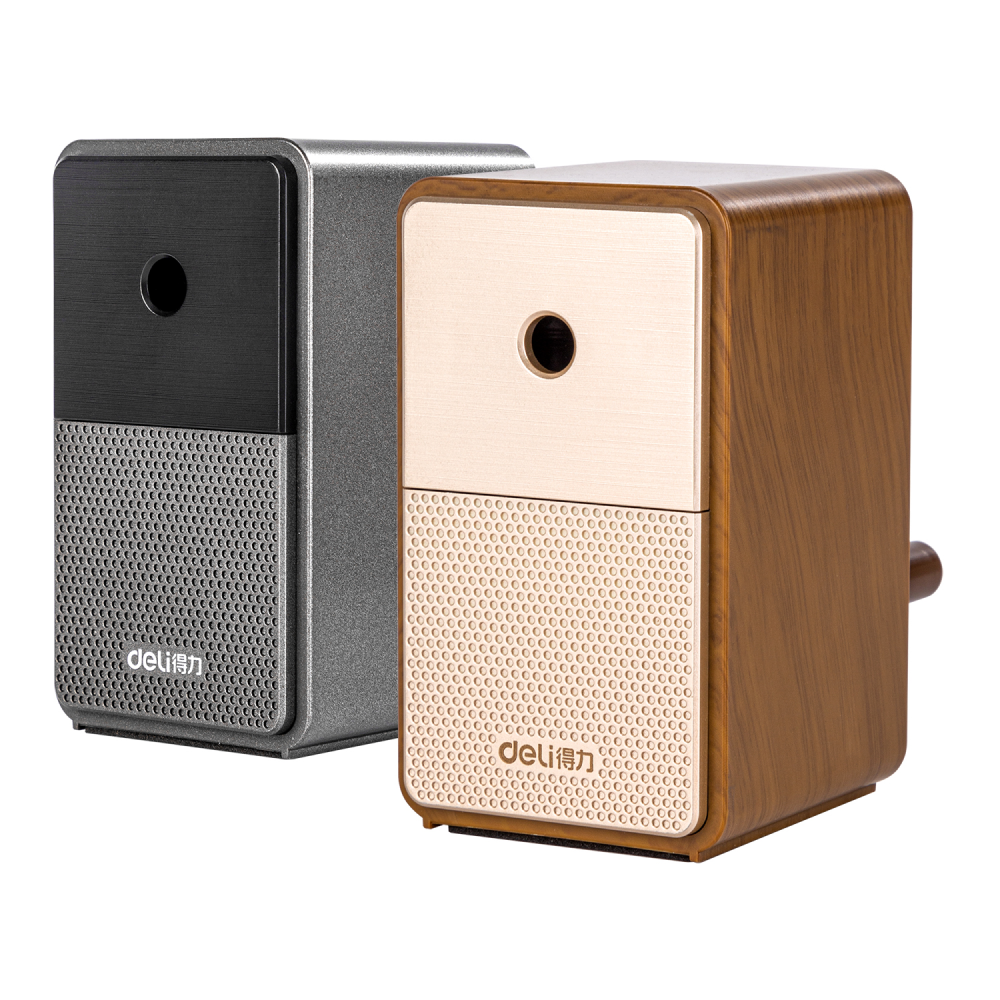 Точилка "Retro Sound Styling", 1 отверстие, механическая, коричневый