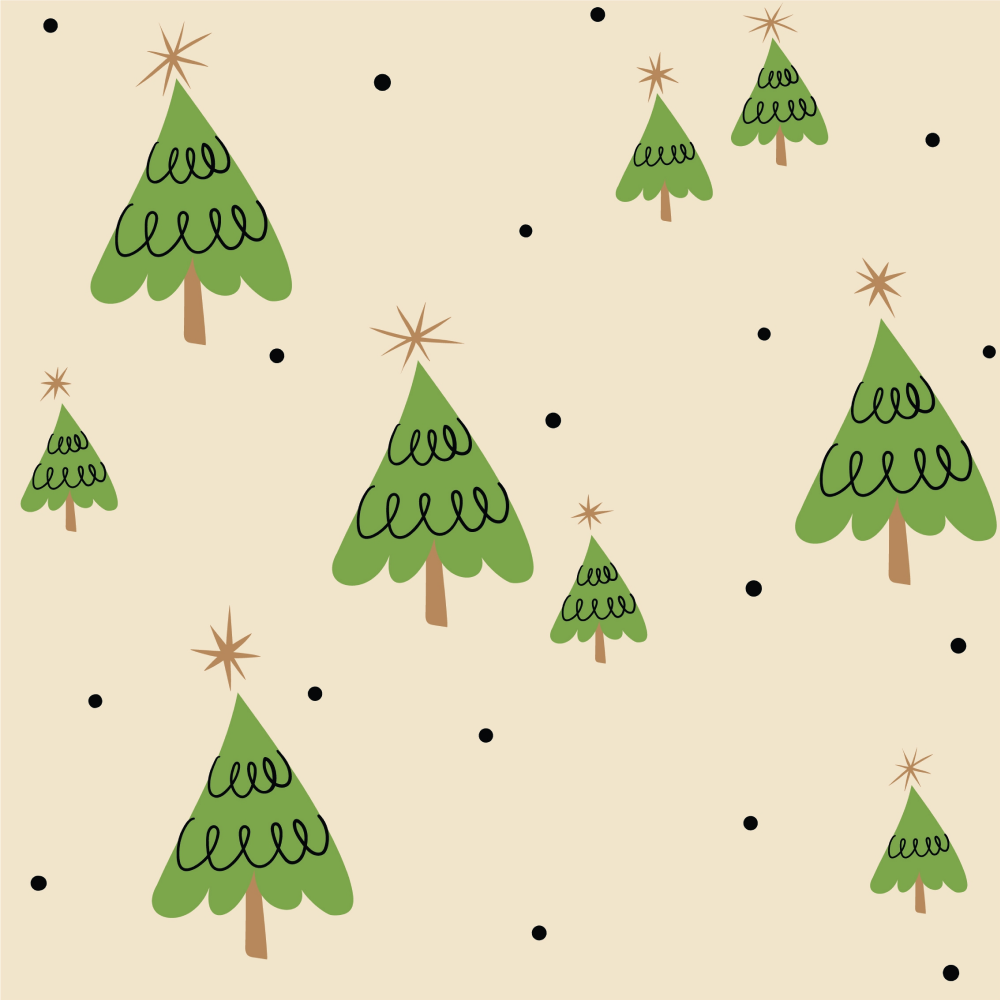 Бумага декоративная в рулоне "Spruce. Елки"