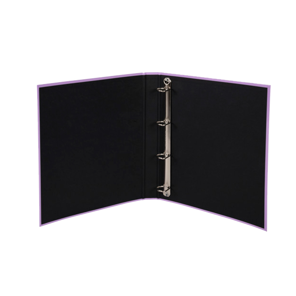 Папка на кольцах "Aquarel", 4 кольца, фиолетовый