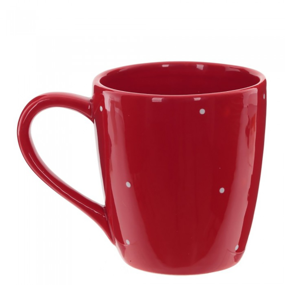 Кружка "Олени", керамика, 500 мл, красный - 2