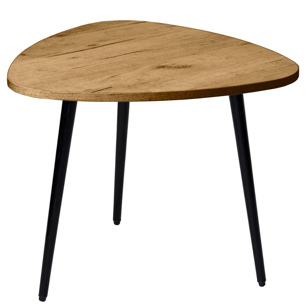 Стол журнальный Millwood "Лофт СТ-9", 600х600х486 мм, дуб золотой крафт