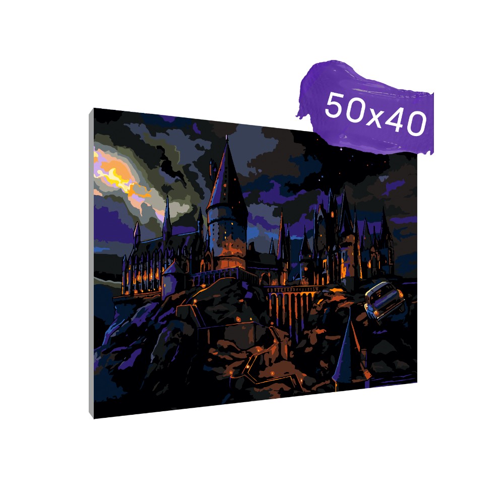 Картина по номерам "Гарри Поттер. Замок Хогвартс"