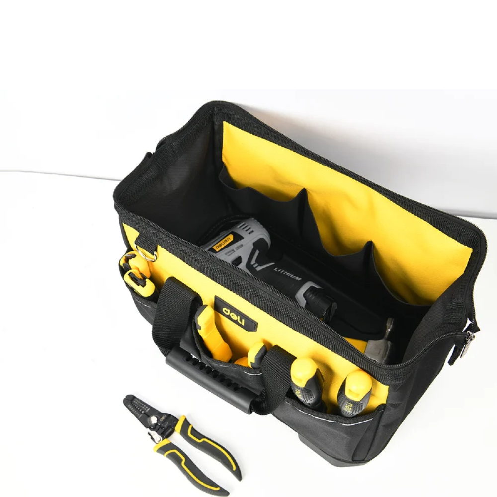 Сумка для инструментов Deli YS DL586120, 410 x 220 x 250 мм, 13 карманов