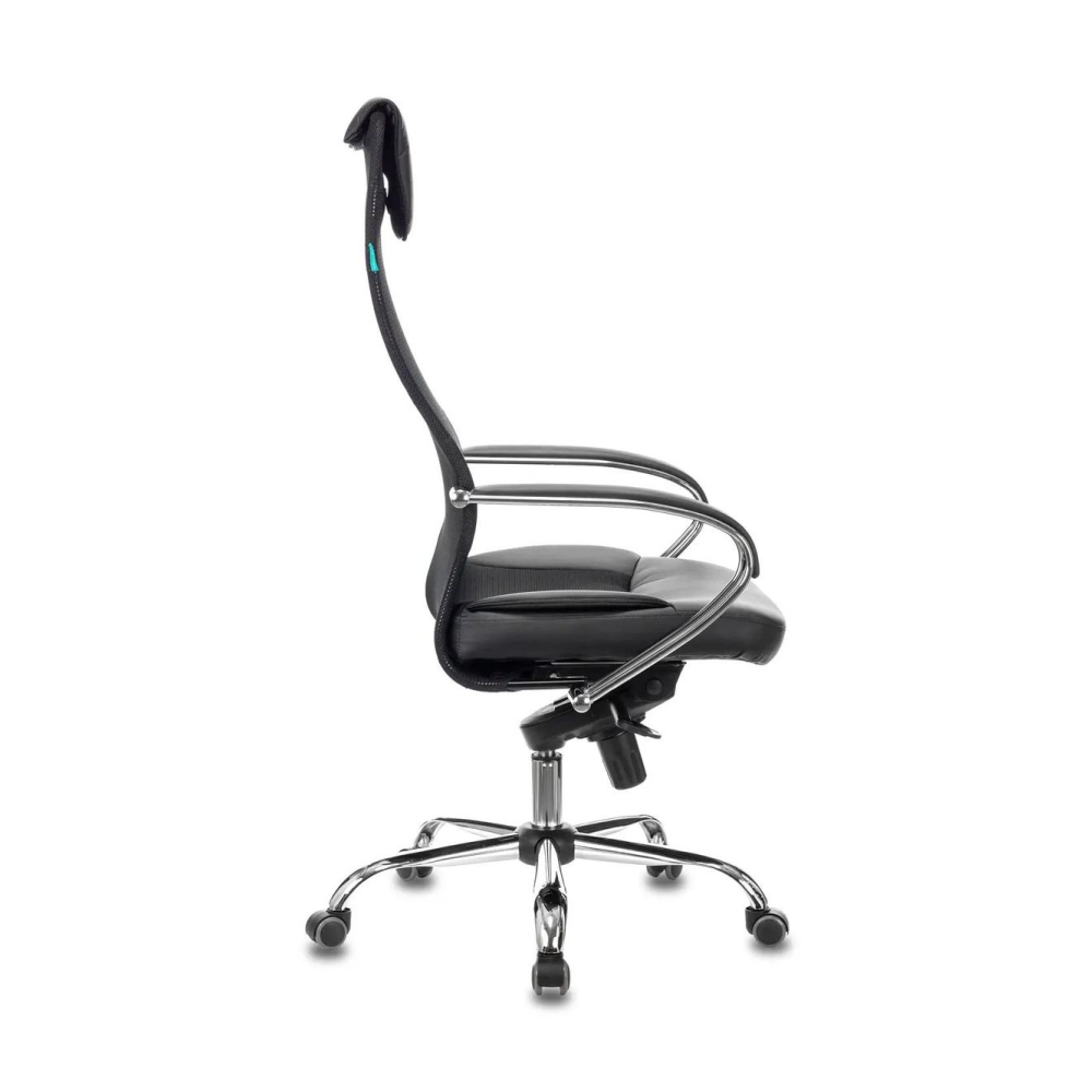 Кресло для руководителя Бюрократ "CH-609SL", экокожа, сетка, металл, черный