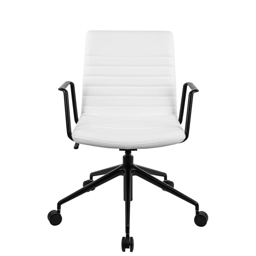 Кресло для персонала EVERPROF Dallas, экокожа, белый - 3