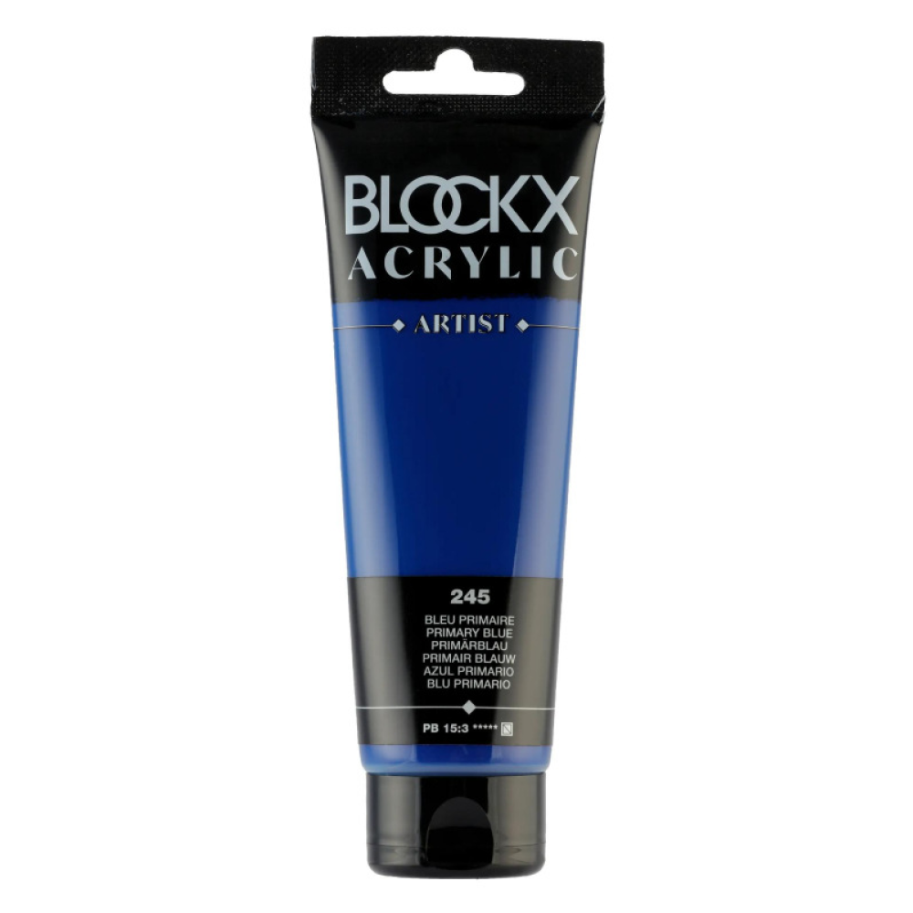 Краски акриловые "Blockx", 245 основной синий, 120 мл