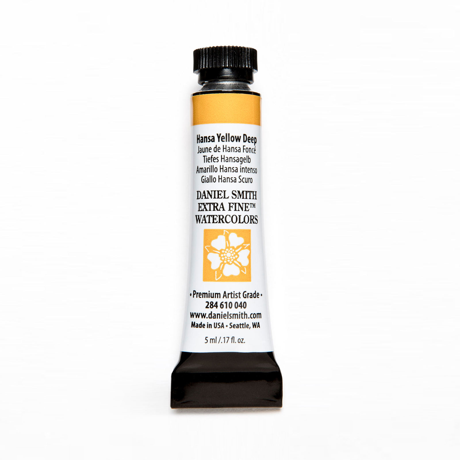 Краски акварельные Daniel Smith, ганза желтая глубокая, 5 мл, туба
