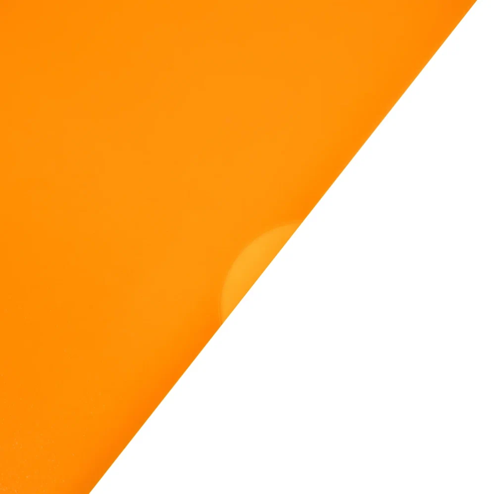 Папка-уголок "Inter-folia", А4, 115 мк, оранжевый - 3