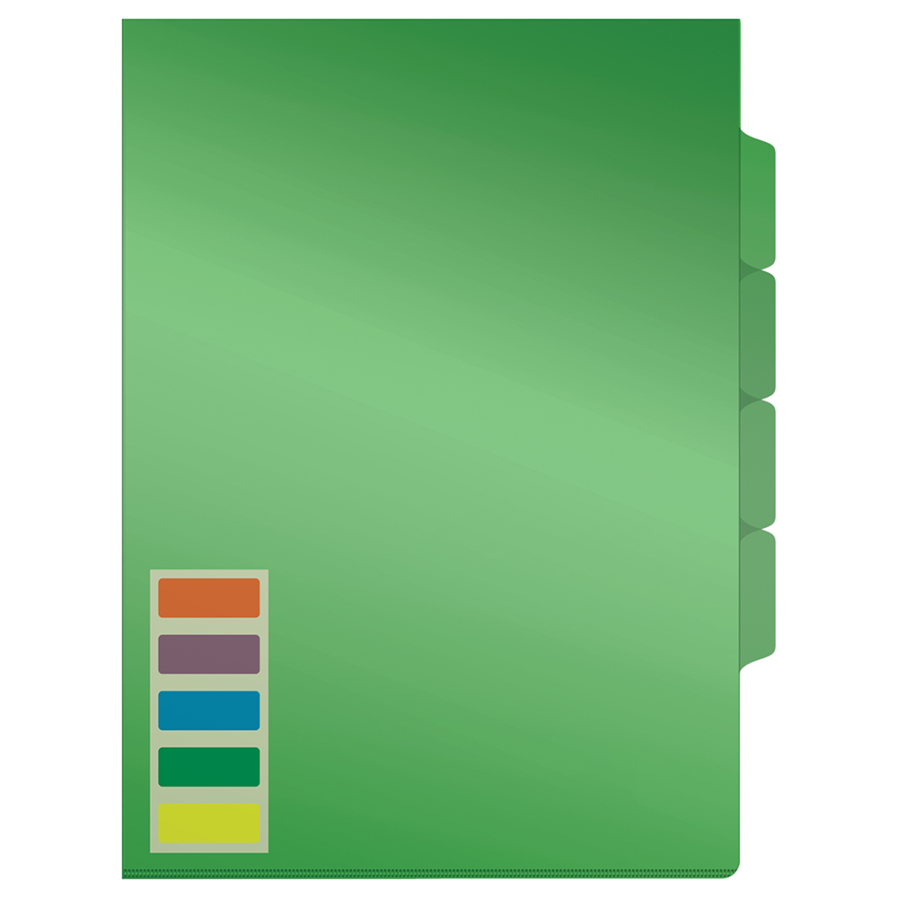 Папка-уголок "Стамм", А4, 150 мк, ассорти