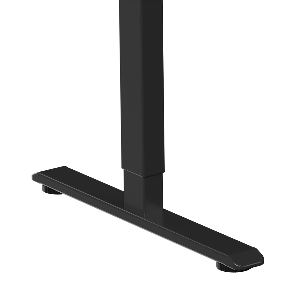 Стол с электроприводом WellDesk Prime 1300x675х18 черный/дуб канзас коричневый (9191461+9072451) - 8