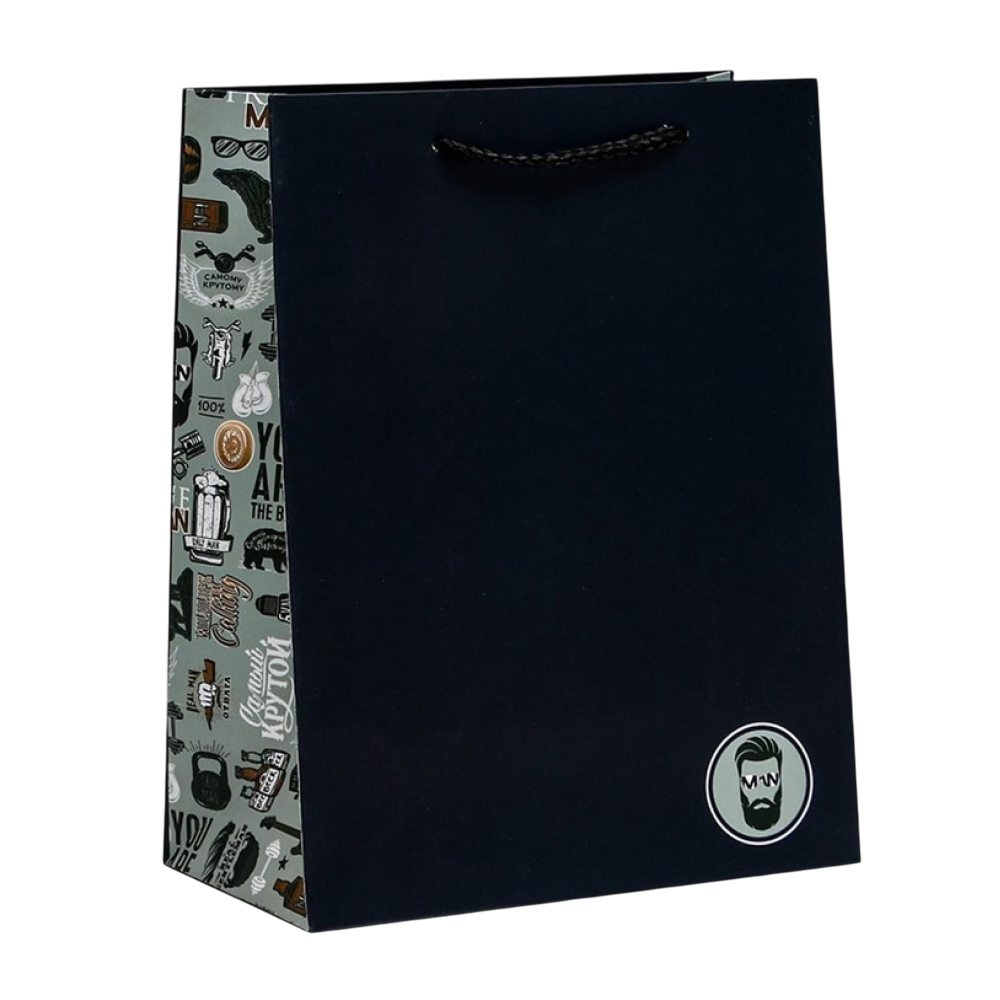 Пакет бумажный подарочный "Ты лучший", 18х23х10 см