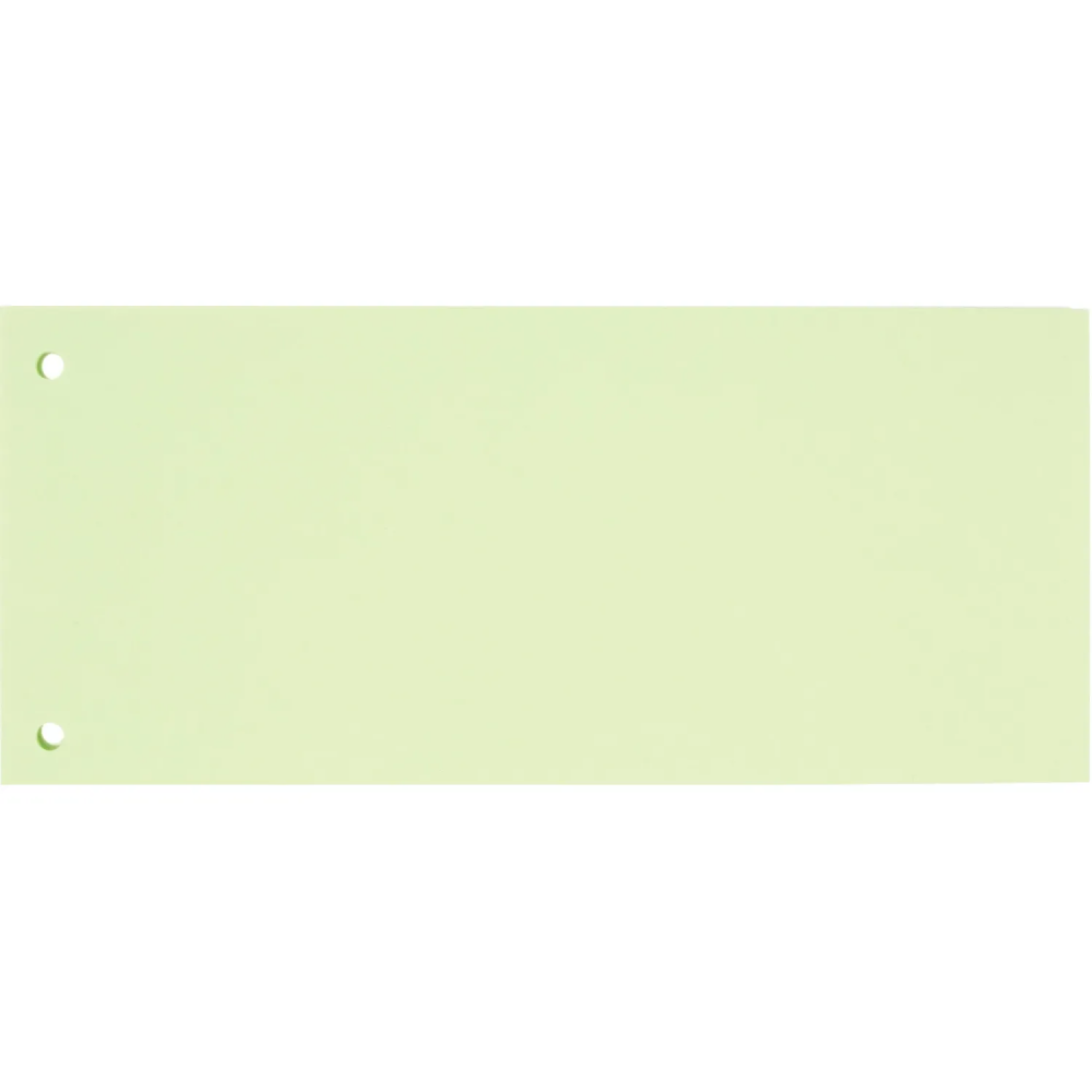 Разделитель для документов "Комус", 100 шт, зеленый