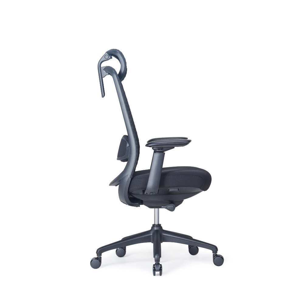 Кресло для руководителя SitZone CH-531A, ткань, пластик, черный, -30%