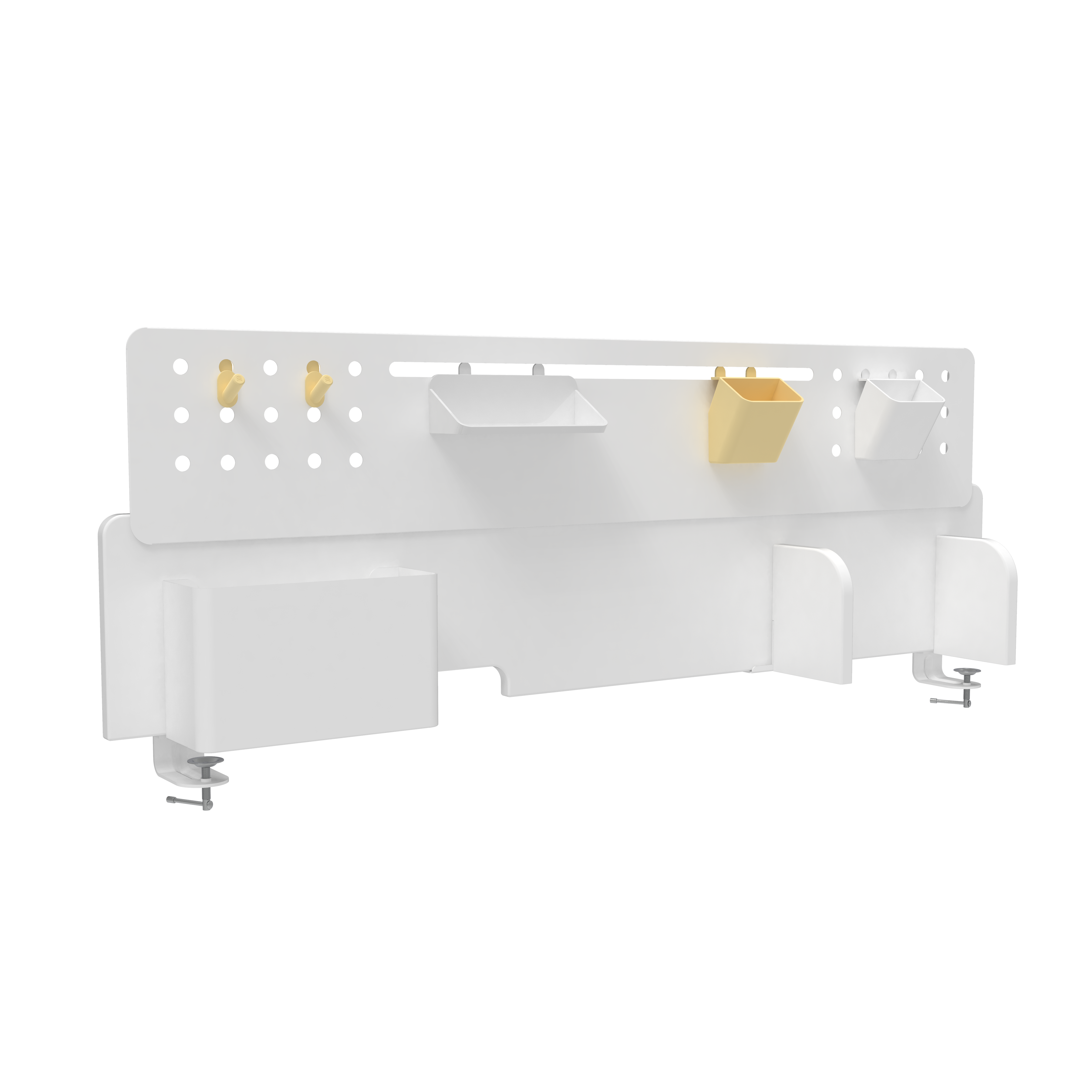 Полка Ergosmart Wooden Space S, 1000х382 мм, с подставкой для книг