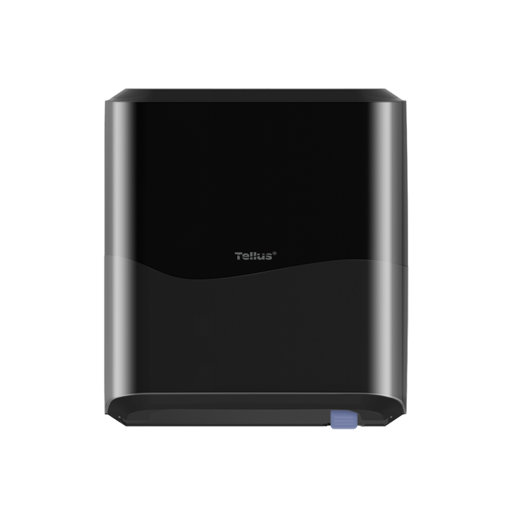 Диспенсер Tellus Matic, для полотенец в рулонах черный, HT1