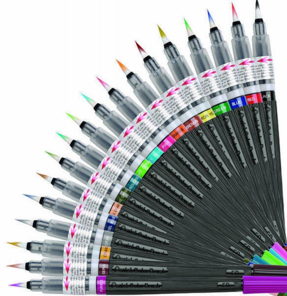 Кисть "Color Brush", желто-оранжевый - 3
