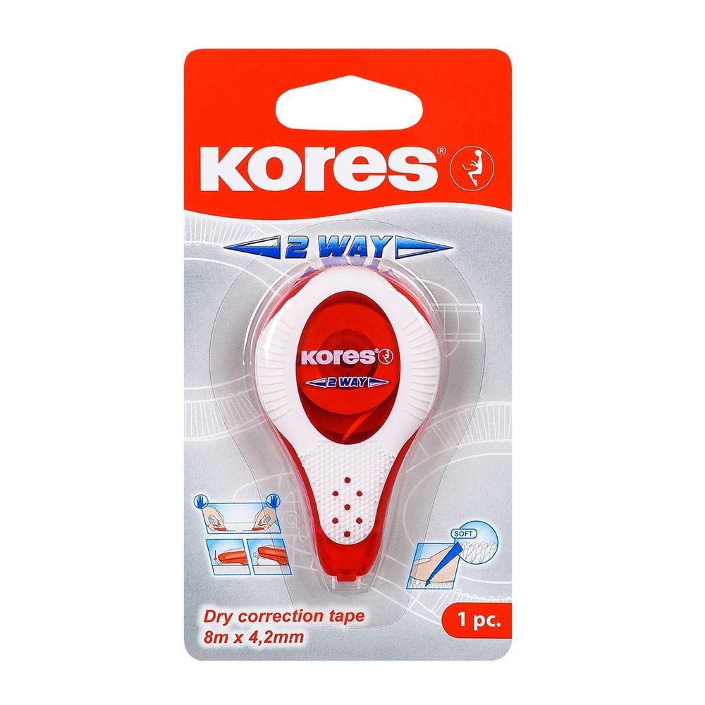 корректор роллер "2 Way", лента, 4.2x8 мм/м