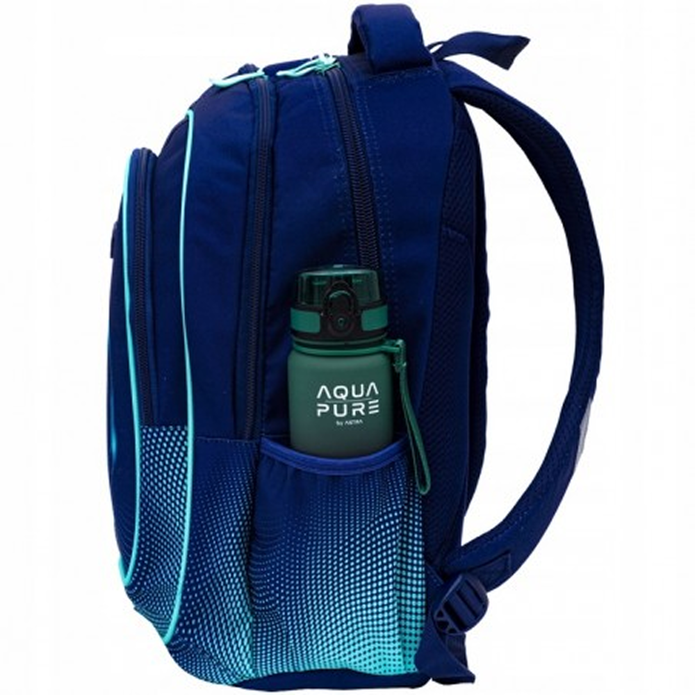 Рюкзак детский "Football Light", черный, зеленый