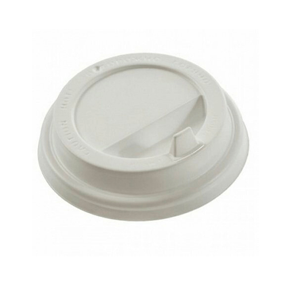 Крышка пластиковая для стаканов d=90мм, с клапаном, глянцевая