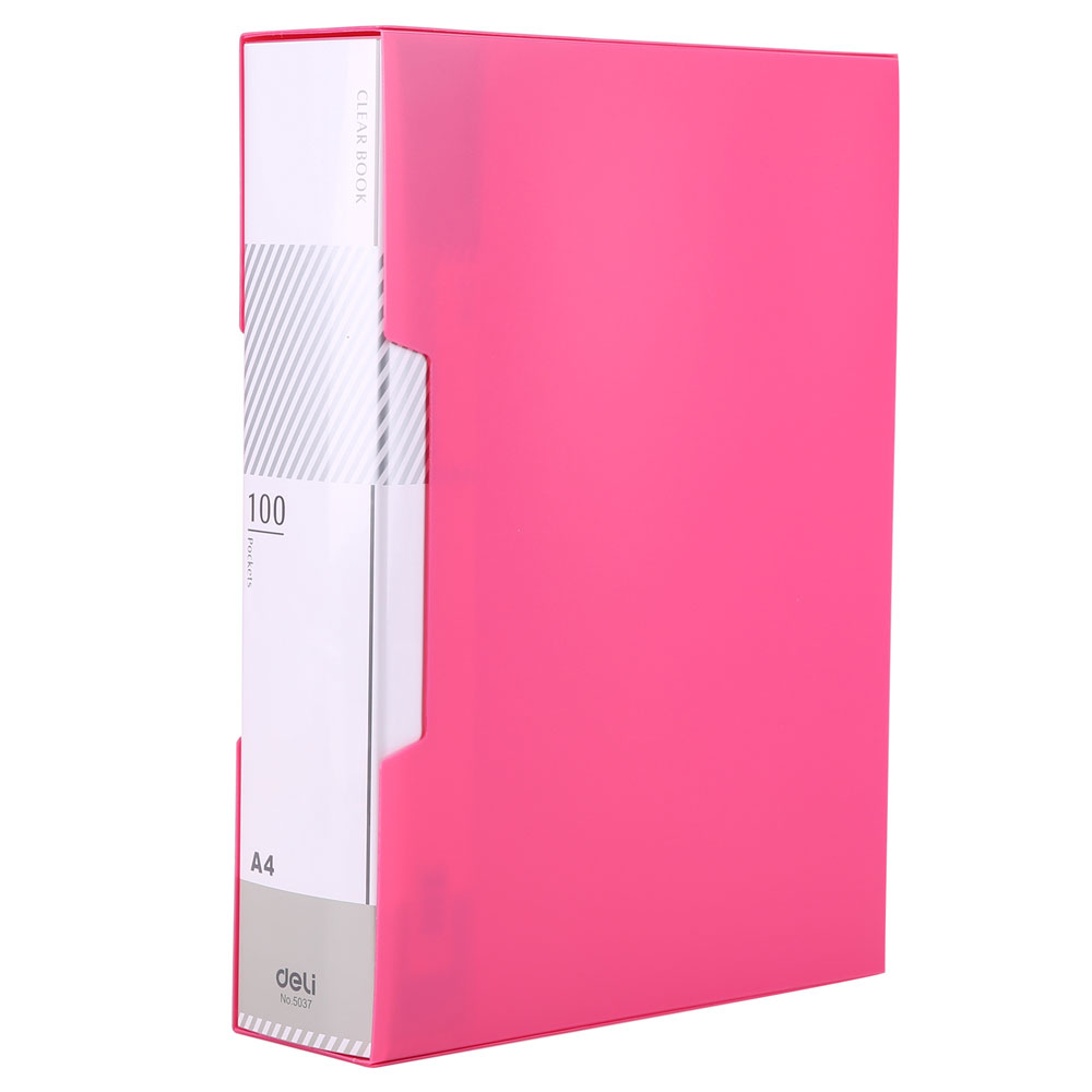 Папка с файлами "Deli", 100 карманов, ассорти - 3