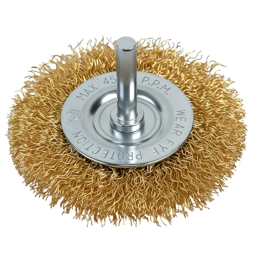 Щетка для дрели Deli YS EDH-GSS075-E3, плоская, проволочная - 7