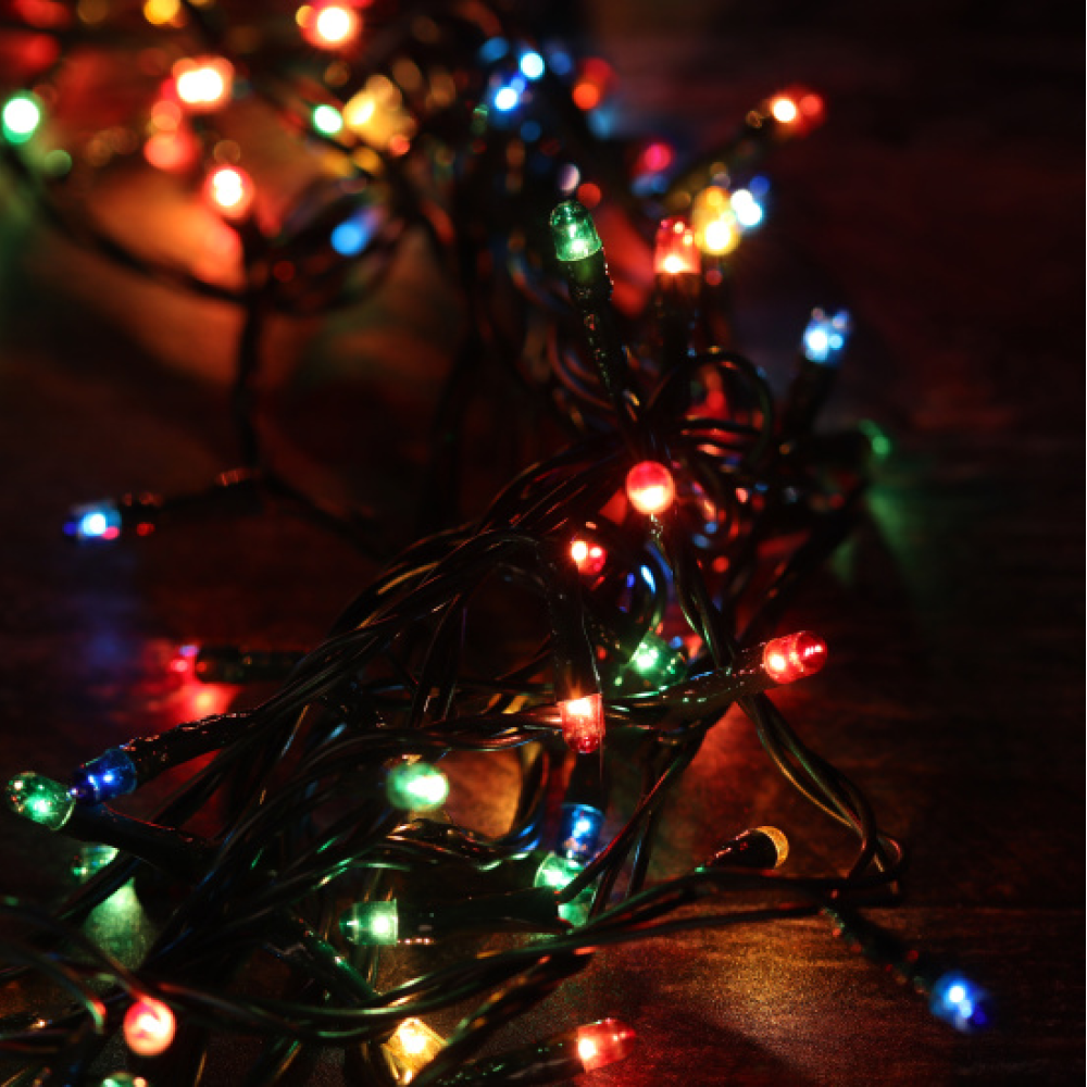 Гирлянда электрическая LED "Нить", 7 м, мультиколор - 3