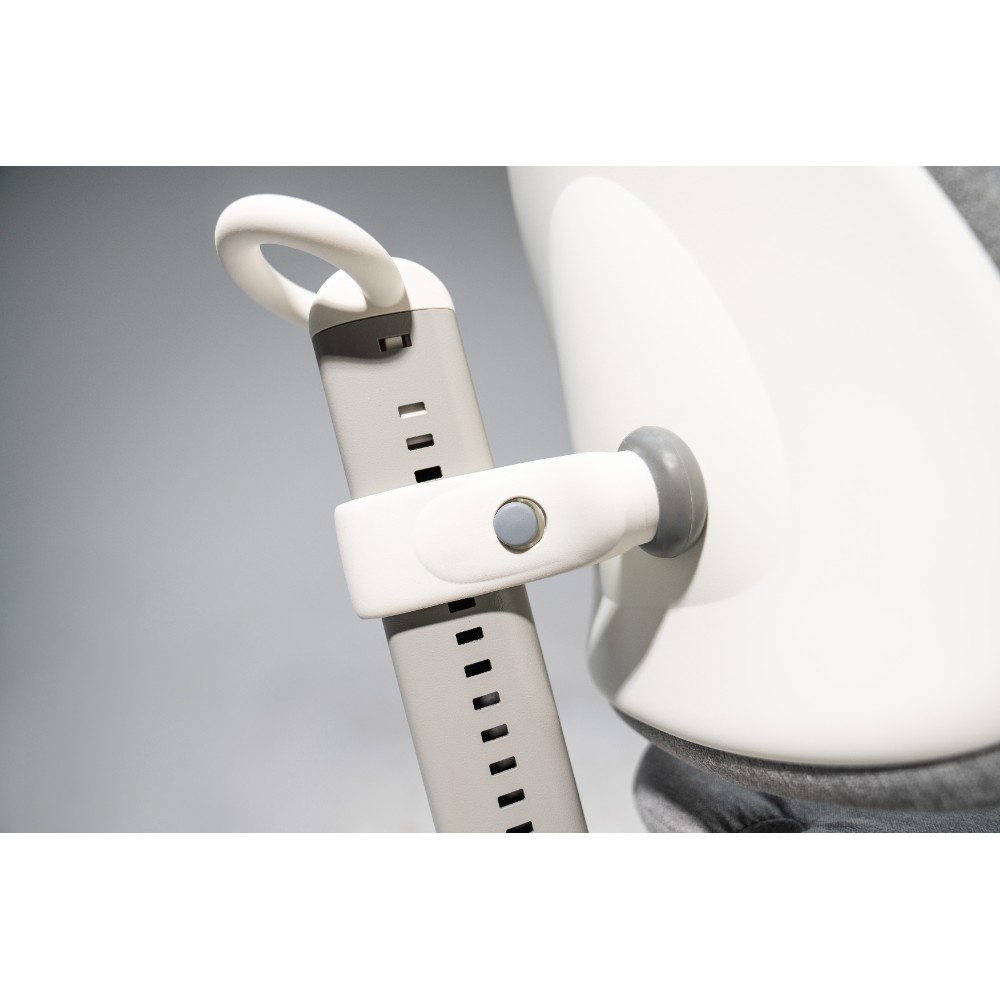 Кресло детское Ergosmart Maximus, ткань, серый, пластик, корпус белый - 9