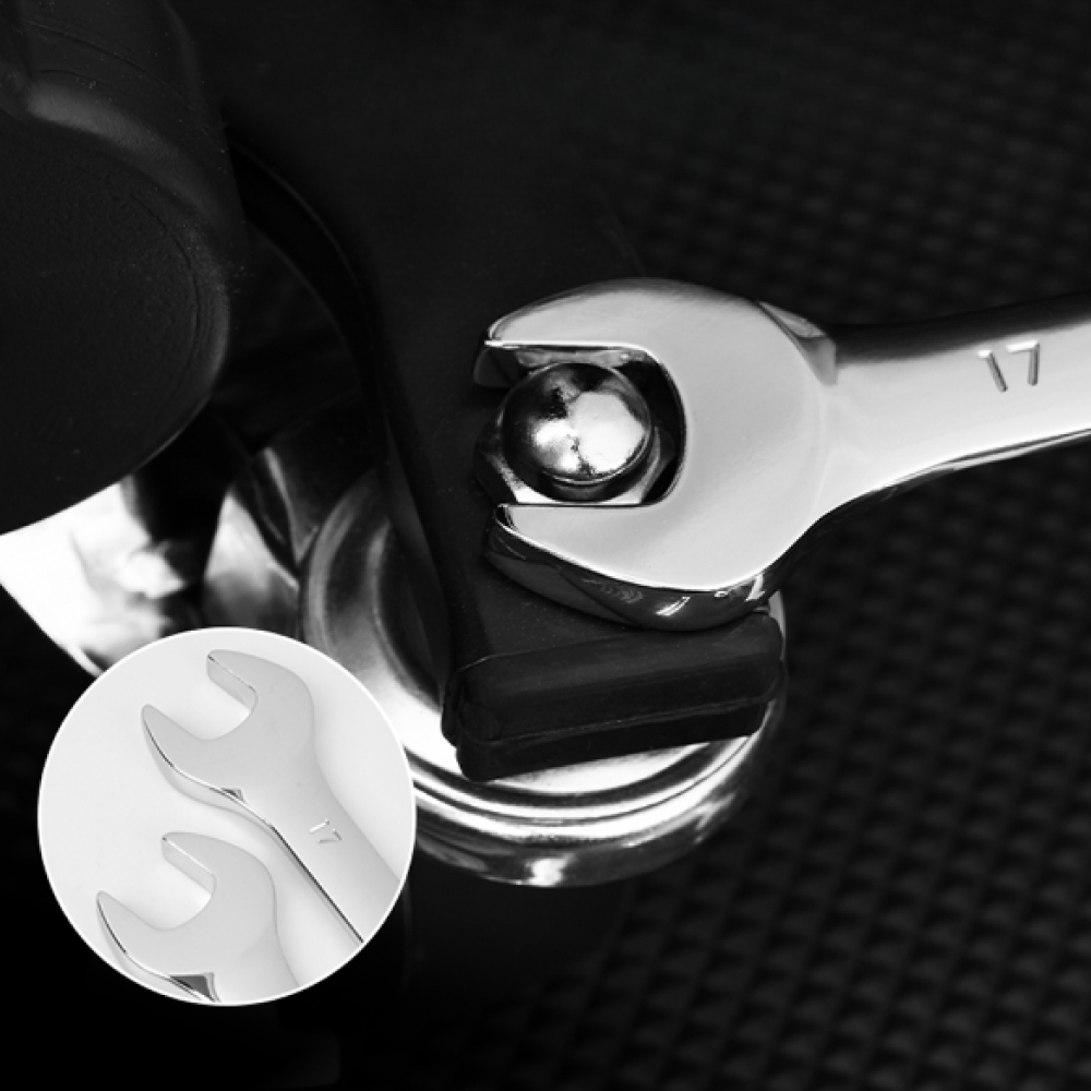 Ключ комбинированный Deli YS EDL34116, 16 мм, с трещоткой, 72 зуба - 3