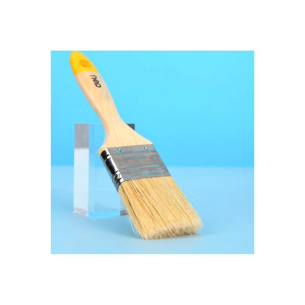 Кисть малярная плоская Deli YS EDL509122, 2"-50 мм, деревянная рукоятка, искусственная щетина