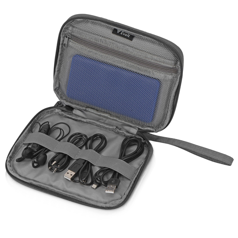 Органайзер для проводов и электроники "Keep Organized M", темно-серый