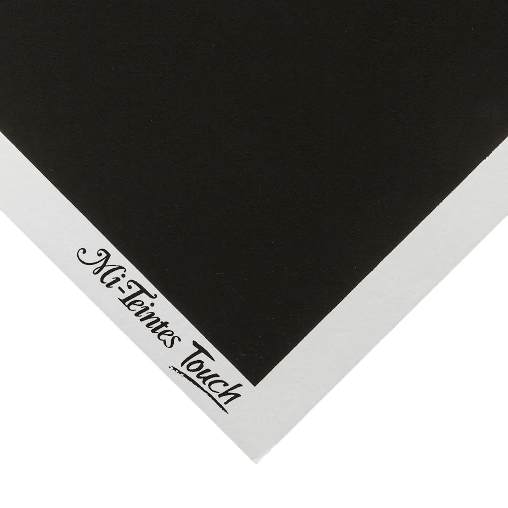 Бумага для пастели "Mi-Teintes Touch", 50x65 см, 355 г/м2, черный стигийский