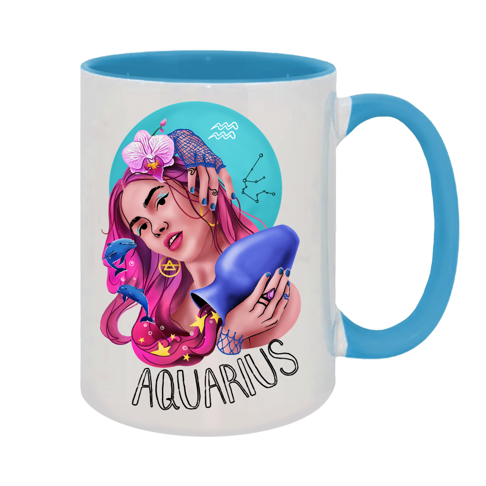 Кружка керамическая "Водолей"