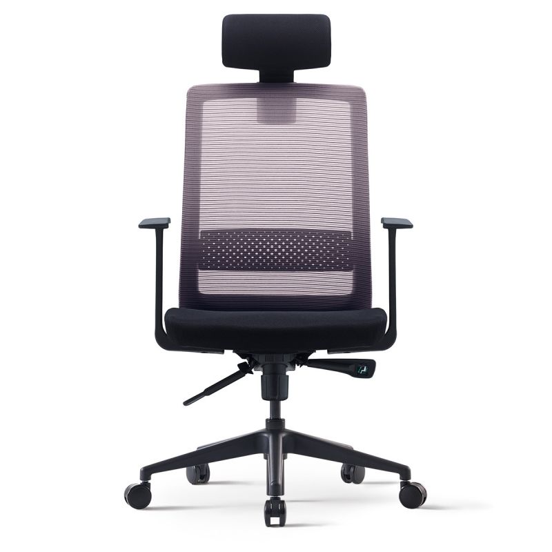 Кресло для руководителя "BESTUHL S30", ткань, сетка, пластик, черный