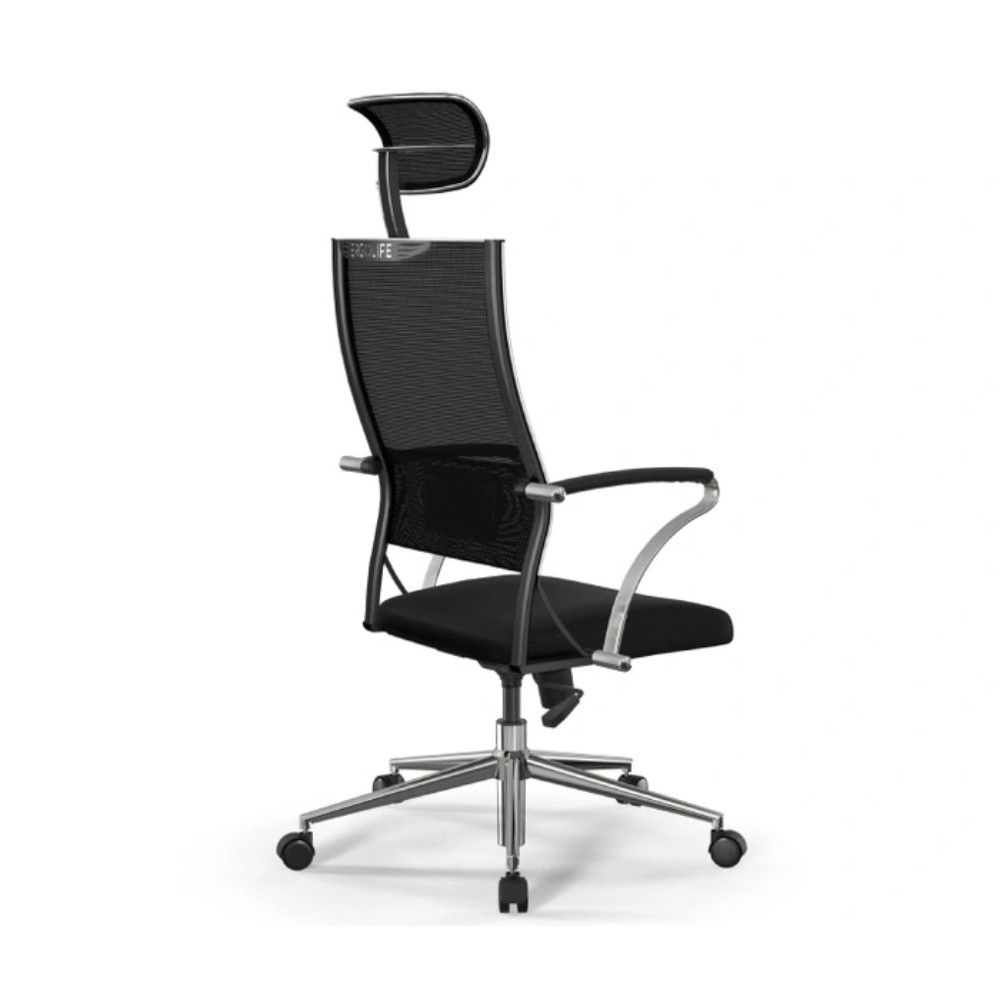 Кресло компьютерное ErgoLife Sit Air-180 B2-290K, ткань, сетка, черный