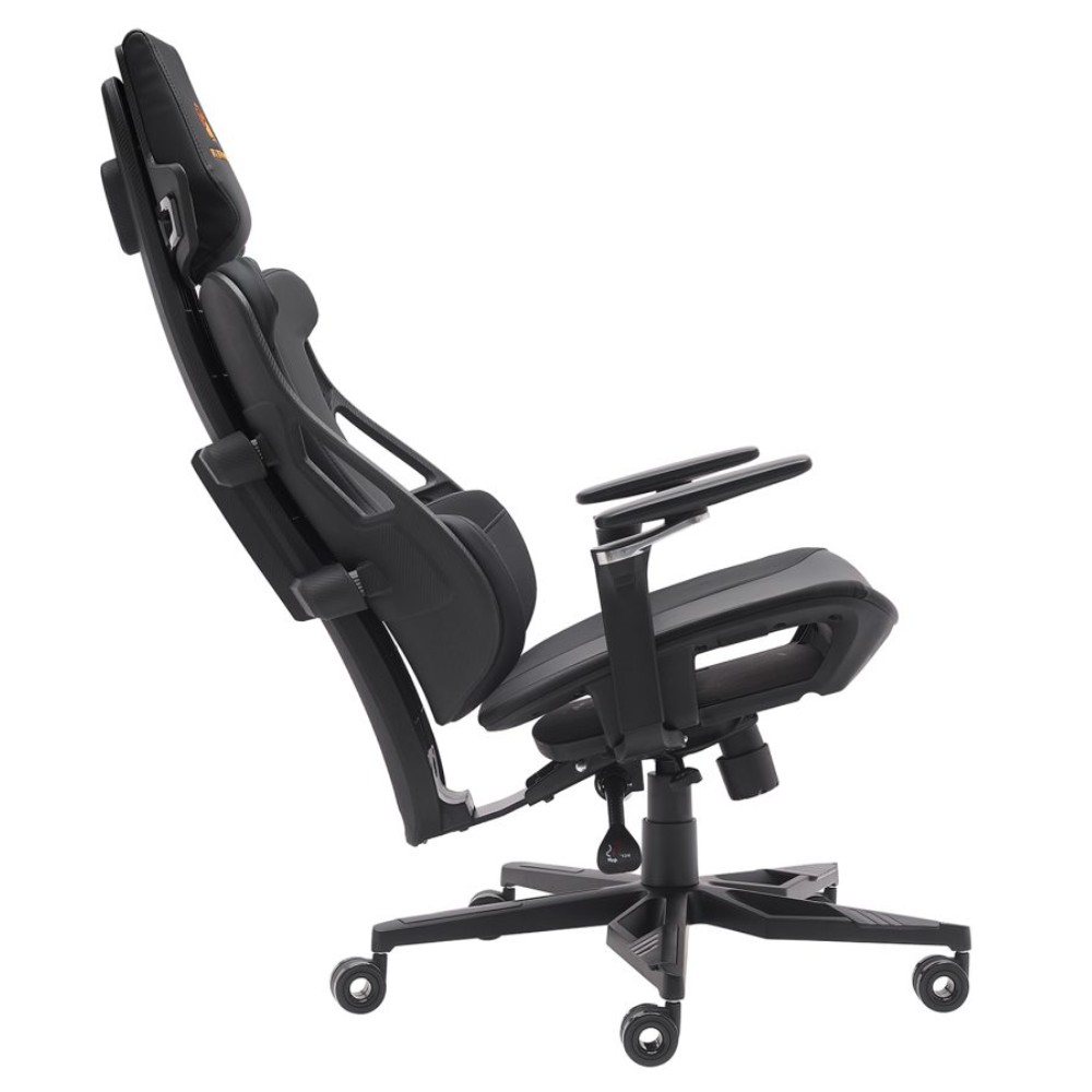 Кресло игровое EVERPROF "Serval X", экокожа, алюминий, черный - 6