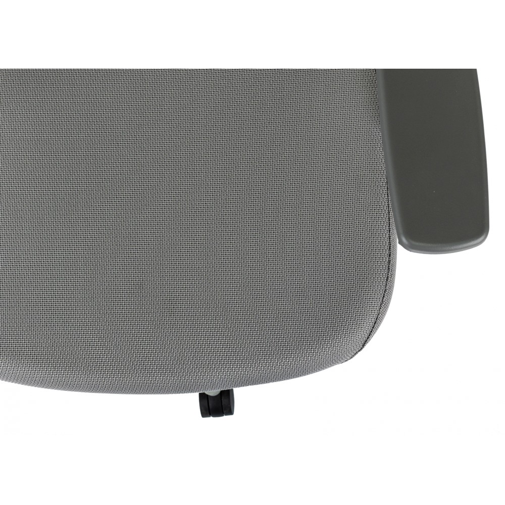 Кресло для руководителя Бюрократ MC-G411N-H сетка, ткань, серый, крестов. пластик, с подголов. - 7