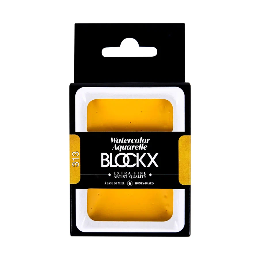 Краски акварельные "Blockx. Giant pan", 313 основной желтый, 18 мл., кювета