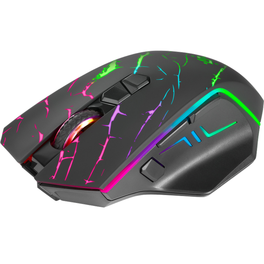 Мышь Defender "URAN GM-503", беспроводная, 1200-3200  dpi, 8 кнопок, черный - 4