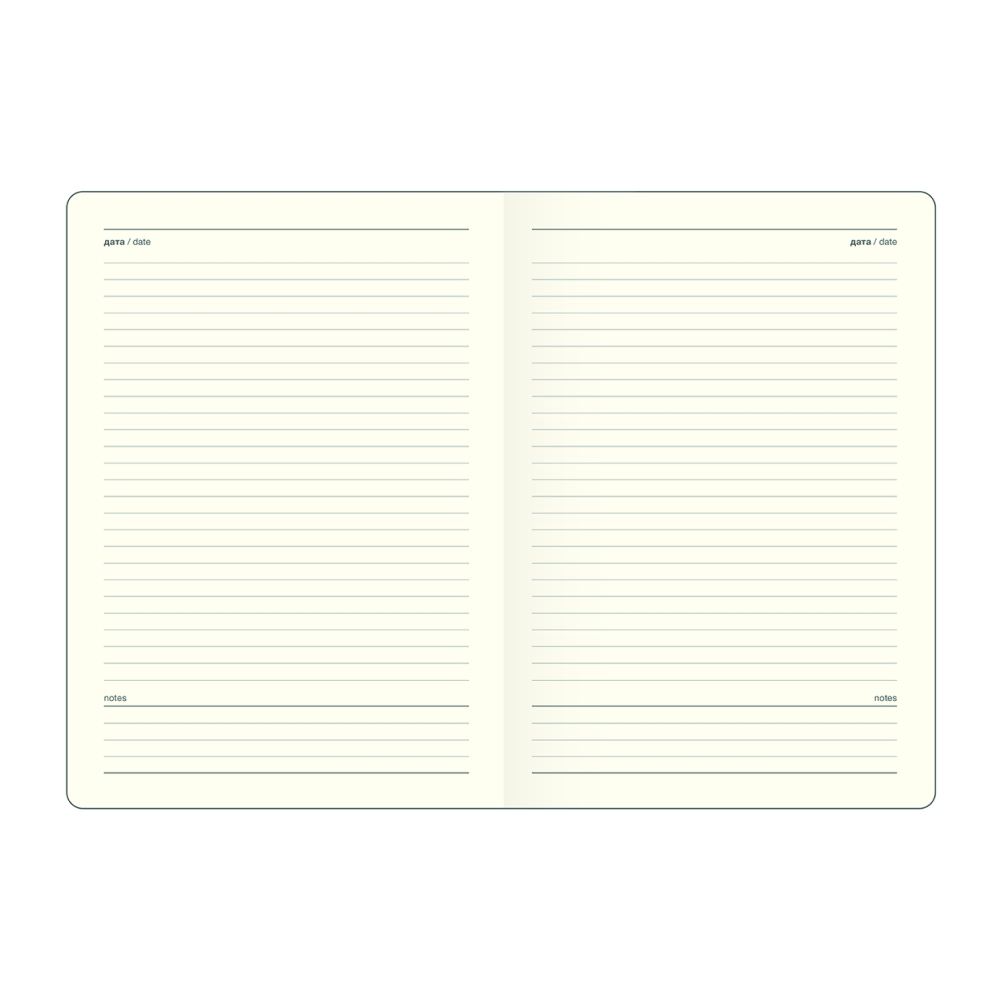 Ежедневник недатированный "Fleur", А5, 320 страниц, молочный