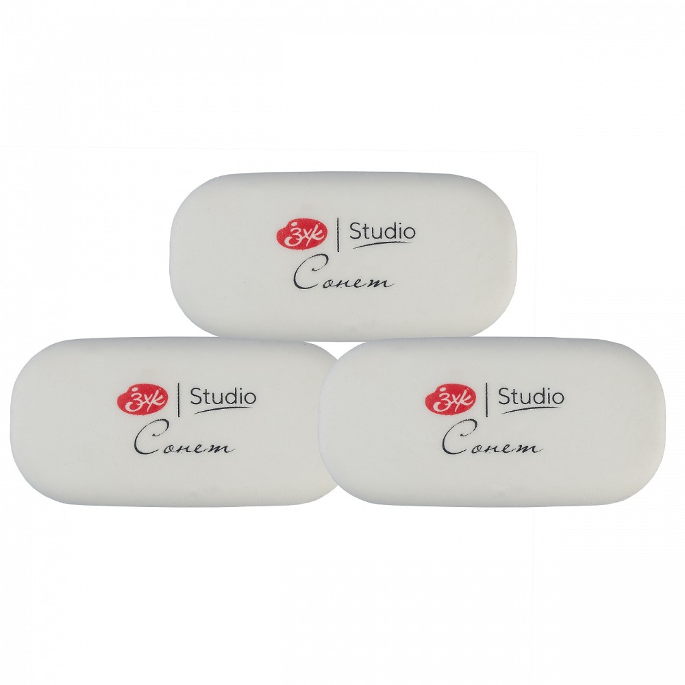 Ластик "Сонет", белый