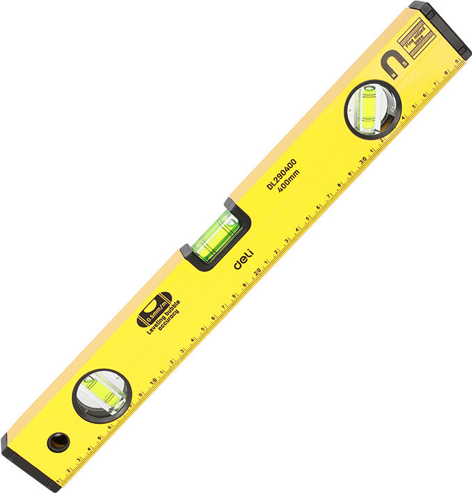 Уровень "Deli" 400 мм, пузырьковый