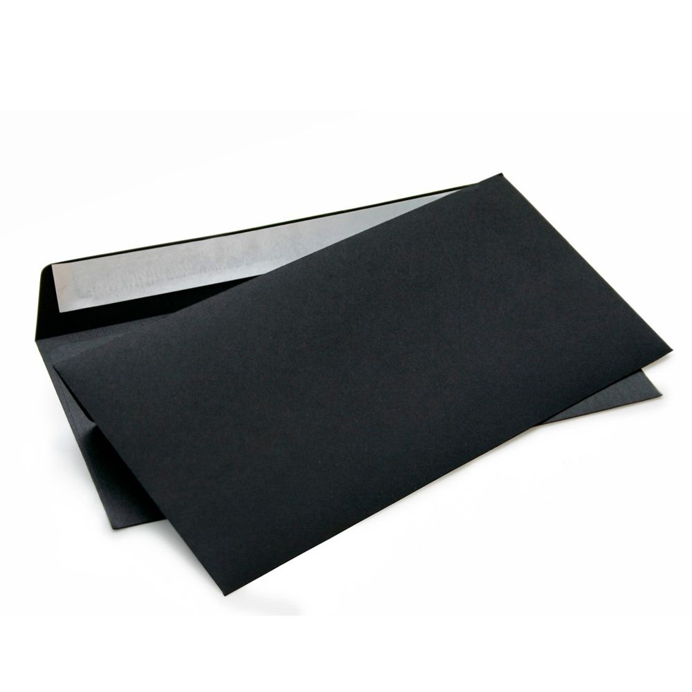 Конверт "Курт", С65, 1 шт, черный