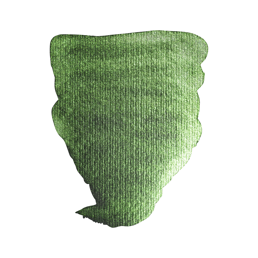 Краски акварельные "Rembrandt", 864 блестящий зеленый, кювета