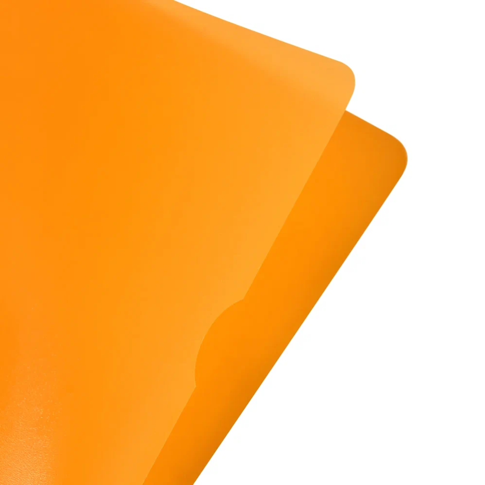 Папка-уголок "Inter-folia", А4, 115 мк, оранжевый - 5